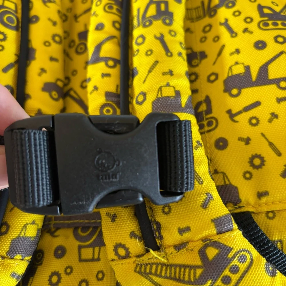 Tula Yellow Construction Themed Backpack‎